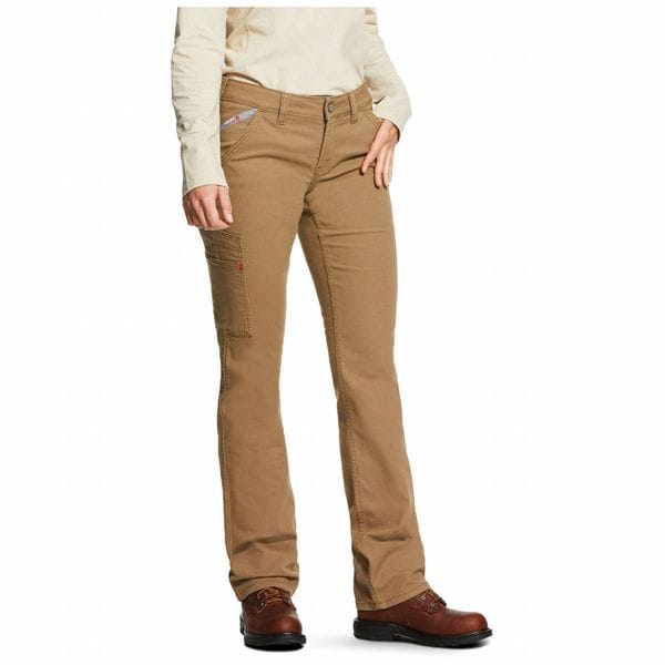 Ariat Women's Flame Resistant Pants, 14 cal/sq cm, M 9 oz DuraLight Stretch Canvas - 10030273