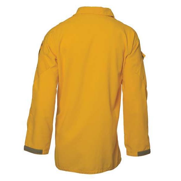 Coaxsher Wildland Fire Shirt, 2XL, Yellow, Zipper - FC105-XXL
