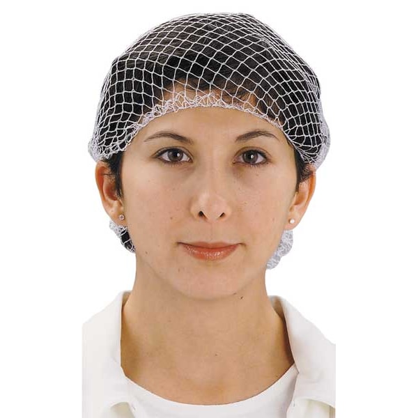 Cellucap Hairnet, Heavyweight Nylon, 26 in Dia., Brown, L, 144 PK - HN6DBGRA