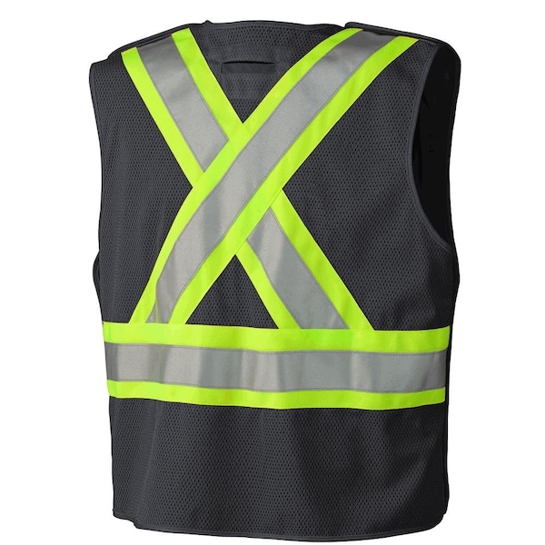 Pioneer Break Away Zip Vest, Black, Medium - V1021170U-M