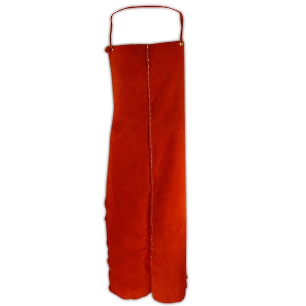 Magid Weld Pro 24 x 48 Tan Leather BibStyle Apron - 100T-48
