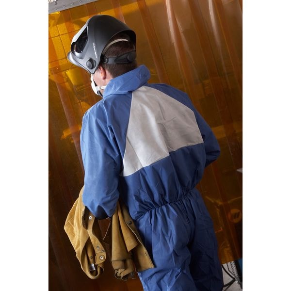 3M Disposable Coveralls, Hooded, 4XL, SMMS, Zipper, Knit Cuff, Elastic Ankle, Serged Seam, 25 PK - 4530-BLK-4XL