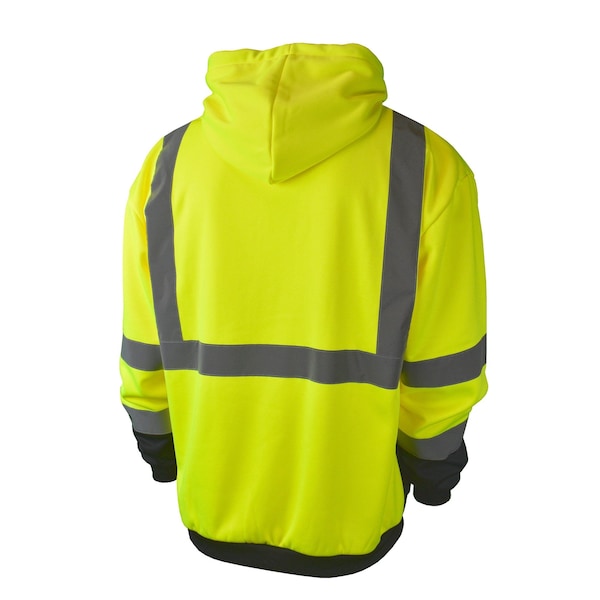 Radians Radians SJ01B-3 Class 3 Color Blocked Hooded Sweatshirt - SJ01B-3ZGS-XL