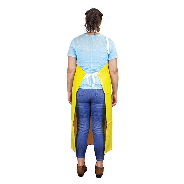 Safe Handler Heavy Duty Nitrile Industrial Apron, Yellow, OSFM - BLSH-HDS-HYNI-AP1Y