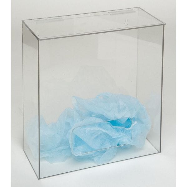 Condor Bouffant Dispenser, PETG, clear, 11-7/8 x 12-3/8 x 5-1/2" - 3UZG2