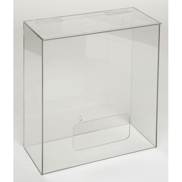 Condor Bouffant Dispenser, PETG, clear, 11-7/8 x 12-3/8 x 5-1/2" - 3UZG2