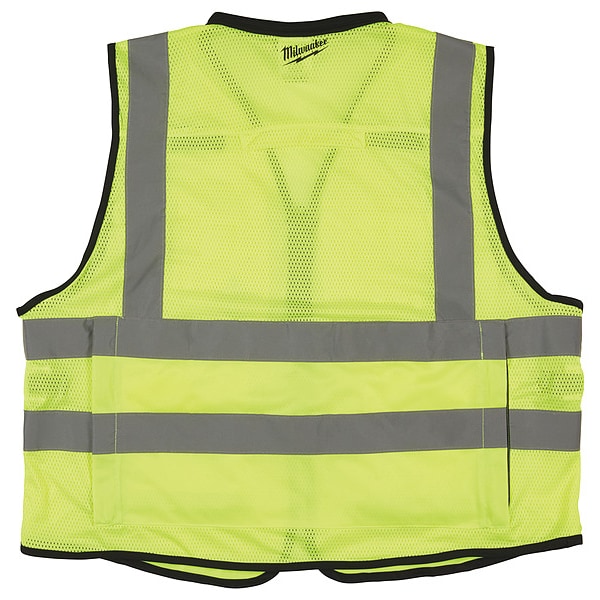 Milwaukee Tool Class 2 High Visibility Yellow Performance Safety Vest - L/XL - 48-73-5042