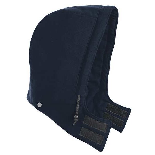 Bulwark Flame Resistant Hood, 4, 62 cal/sq cm, 6 oz., Blue, Universal - HNH2NV RG M
