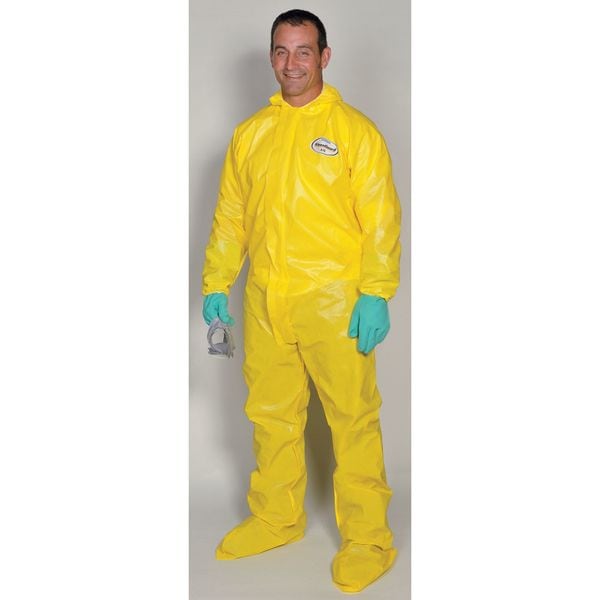 Kleenguard Disposable Coverall, Hooded, 3XL, KleenGuard(TM) A70, Zipper, Elastic Cuff, Elastic Ankle, 12 PK - 00686