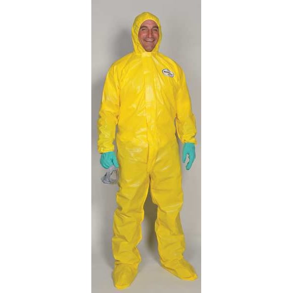 Kleenguard Disposable Coverall, Hooded, 3XL, KleenGuard(TM) A70, Zipper, Elastic Cuff, Elastic Ankle, 12 PK - 00686