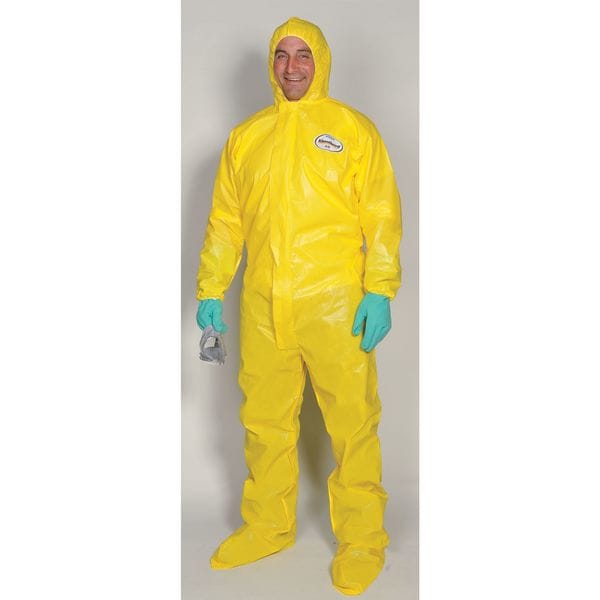 Kleenguard Disposable Coverall, Hooded, 3XL, KleenGuard(TM) A70, Zipper, Elastic Cuff, Elastic Ankle, 12 PK - 00686