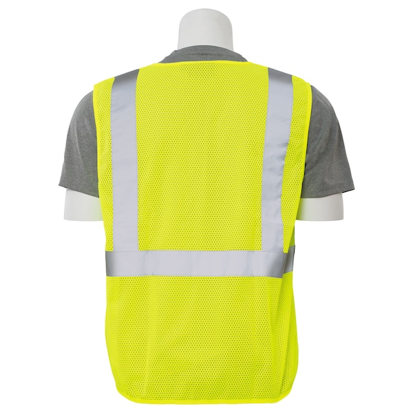 Deltaplus Vest with Pockets, Economy, Hi-Viz, Lime, 6X - 61636