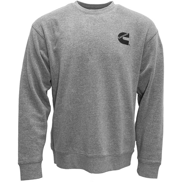 Cummins Crewneck Pullover Swtshirt Mens Htr Gy S - CMN5022