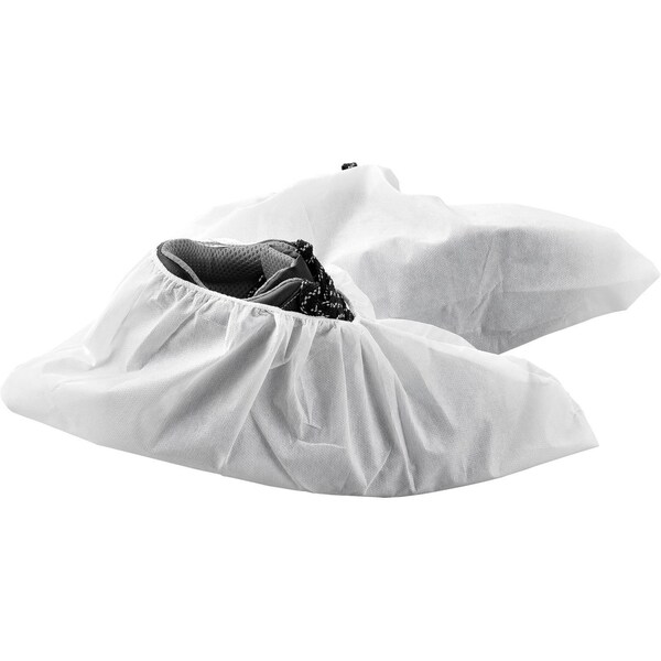 Global Industrial Disposable Shoe Covers, 60% Polypropylene/40% Polyethylene, White, , XL - 708198BWH