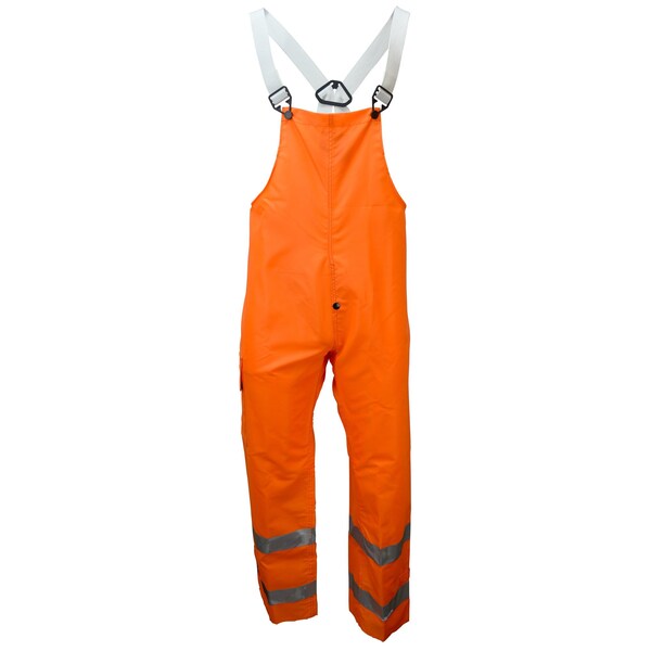 Neese Outerwear Telcom 9002 Bib trouser w/Fly-Fl Org-M - 29092-13-1-FOR-M