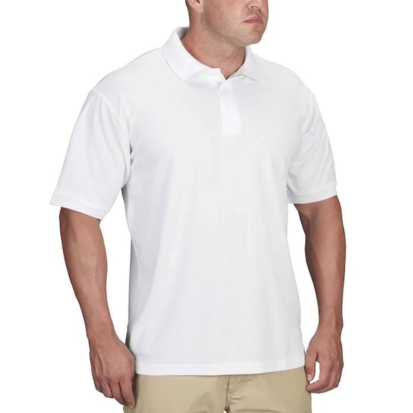 Propper Men's Uniform Short Sleeve Polo White, 7X-Large - F5355