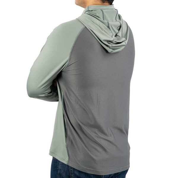 Mobile Cooling Men's Drirelease Mobile Cooling Hoodie, Morel Gray, MD - MCMT03340321