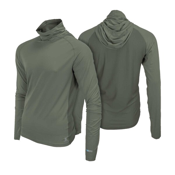 Mobile Cooling Men's Drirelease Mobile Cooling Hoodie, Morel Gray, MD - MCMT03340321