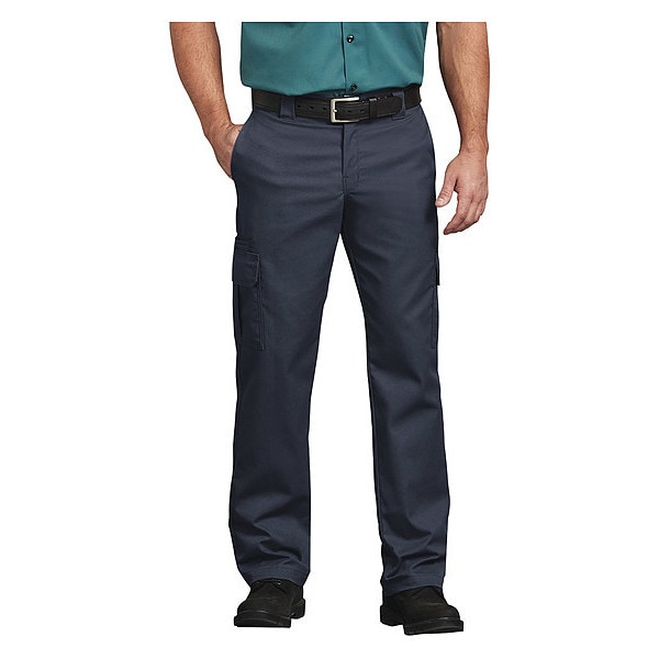 Dickies Men's Work Pants, S/M, Navy, 65% Polyester/35% Cotton Twill - WP95DN 30 32