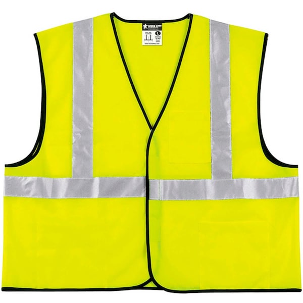 River City Class II Economy Safety Vests, Size L - VCL2SLL
