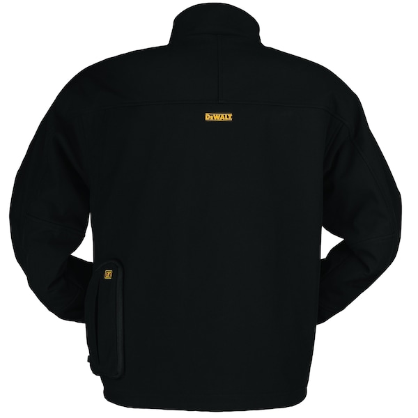 Dewalt Men's Heated Jacket, Black, Heats Up to 9 hr , 20 3 Outside Pockets, XL - DCHJ060ABD1-XL