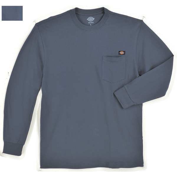 Dickies Men's Long Sleeve T-Shirt, Cotton, Pullover Closure, 3XL - WL50DN TL 3XL
