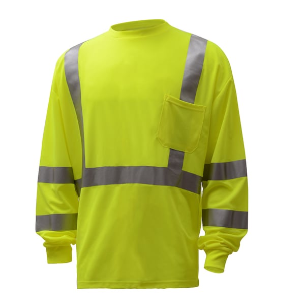 Gss Safety Class 3 Stndrd Moisture Wicking T-Shirt - 5505-TALL 2XL