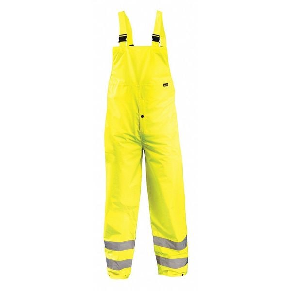 Occunomix Rain Pants, Yellow, 2XL, Fits Waist 48 to 50" - LUX-TRBIB-Y2X