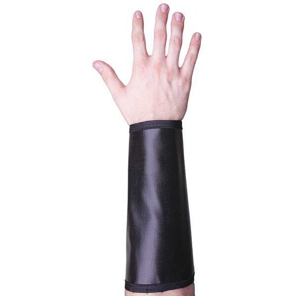 Turtleskin Cut Resistant Sleeve, Cut Level 5, Aramid, 10 in Sleeve Length, Black, L - SFX-DG2