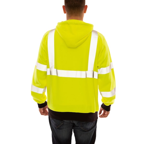 Tingley Job Sight FR Hooded Sweatshirt, Yellow/Black, XL - S88122