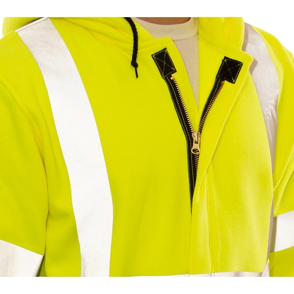Tingley Job Sight FR Hooded Sweatshirt, Yellow/Black, XL - S88122