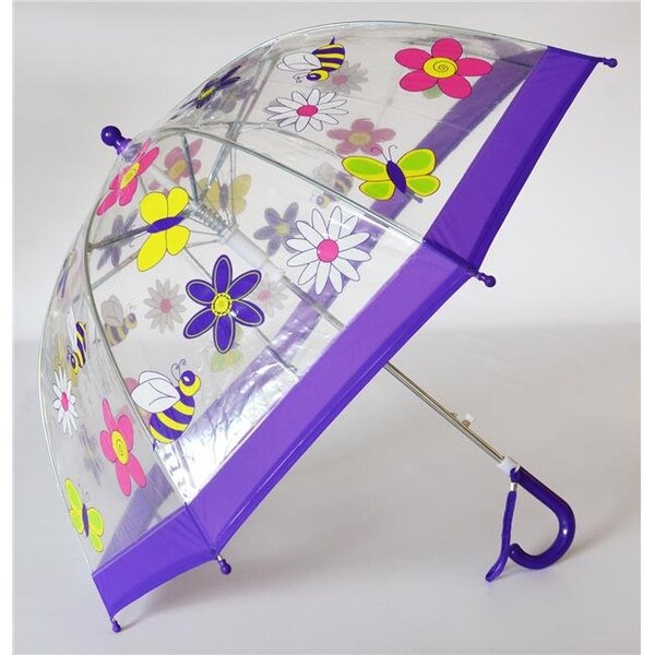 Foxfire Foxfire FOX-622-70 Childrens Clear Flower Umbrella - Size 1 - FOX-622-70