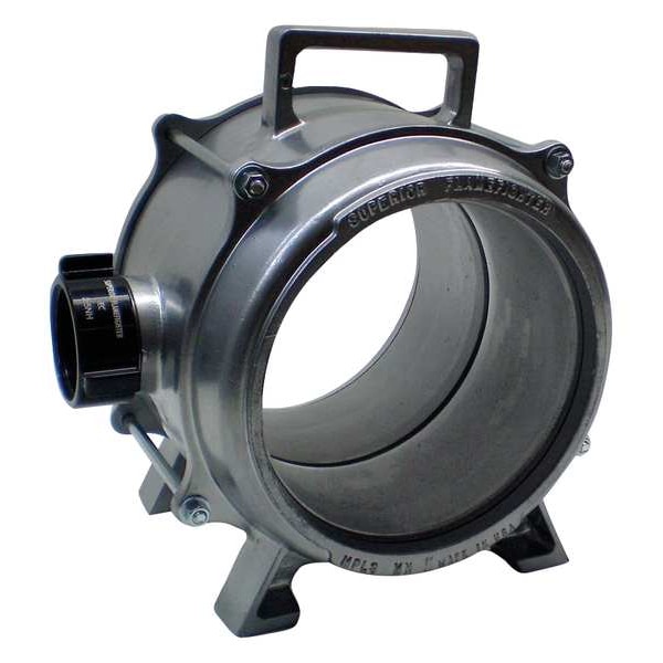Zoro Select Large Hose Washer, 2.5 In. NST, Aluminum - 6ATL2