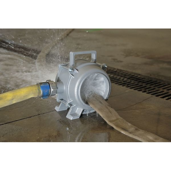 Zoro Select Large Hose Washer, 2.5 In. NST, Aluminum - 6ATL2