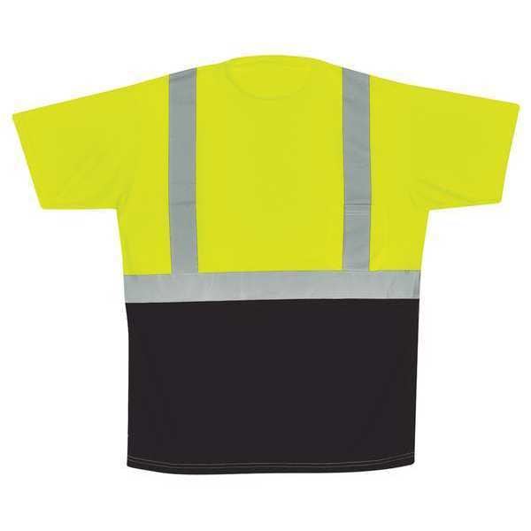 Occunomix Short Sleeve T-Shirt, Men, Class 2, Ylw, S - LUX-SSETPBK-YS