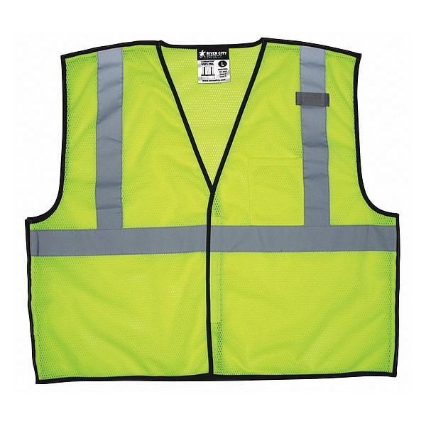 Mcr Safety High Visibility Vest, 3XL Size, Unisex - VBCL2MLX3
