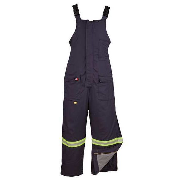 Big Bill Bib Overalls, 46 cal/sq cm ATPV, 32 in Inseam, 12% Nylon, 88% Cotton, Snap - M905NEX-MT-NAY