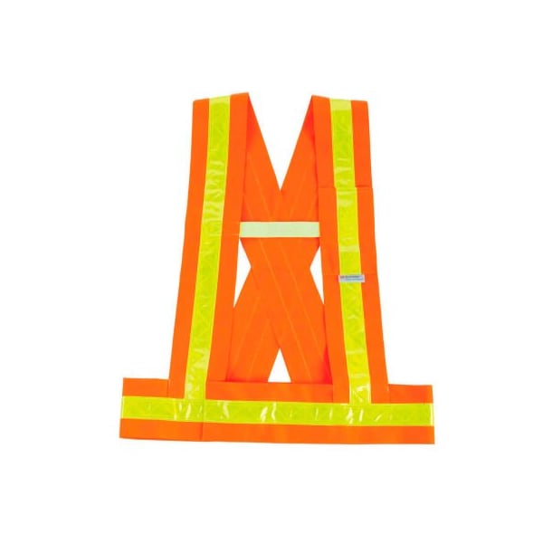Ergodyne GloWear 8140BA Type O Class 1 Breakaway Sash Orange, M/L - 27017