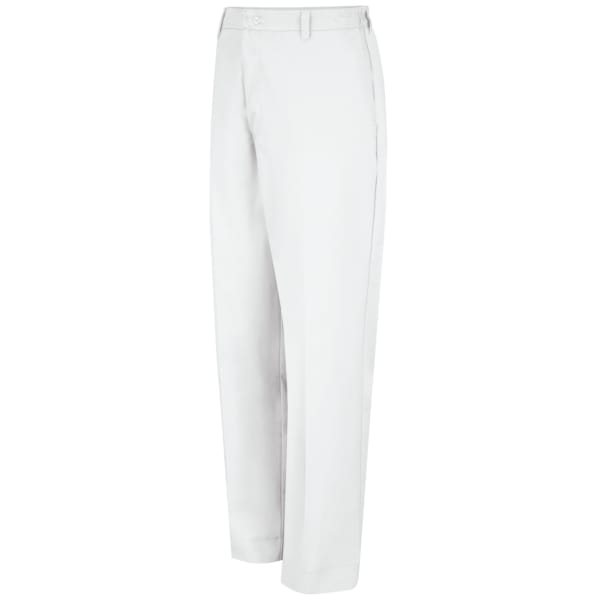 Red Kap Men's Mens Side Elastic Pant, 38, White, Cotton/Polyester - PT60WH 38 30