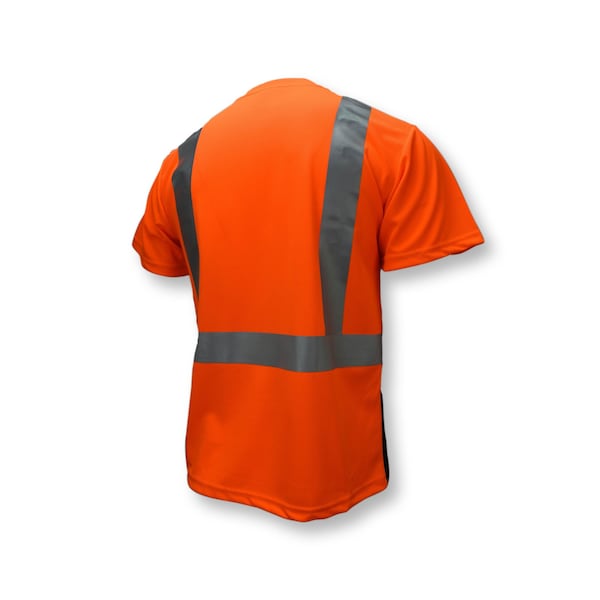 Radians Hi-Vis TpR/Cl2 SS Blk Bot T-Shirt-Org/Black-L - ST11B-2POS-L