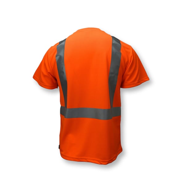 Radians Hi-Vis TpR/Cl2 SS Blk Bot T-Shirt-Org/Black-L - ST11B-2POS-L