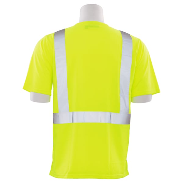 Deltaplus Safety Vest, Break-Away, Hi-Viz, Lime, 5XL - 63253
