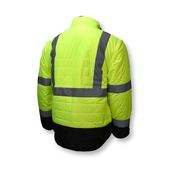Radians Hi-Vis Reversible Jacket, 100% Polyester Light Weight Diamond Ripstop, Class Type R Class 3 M - SJ510-3ZGS-M
