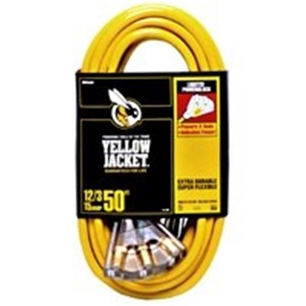 Southwire Coleman Cable 2827 4 x 50 Ft. Yellow Jacket Power Block - 6753735