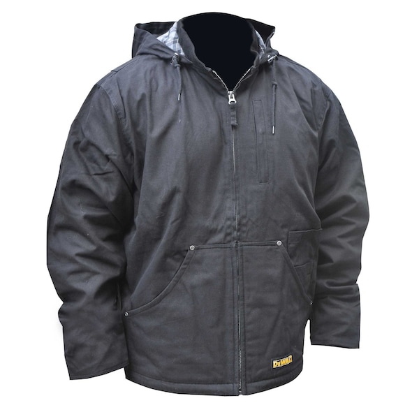 Dewalt Men's Heated Jacket, Black, Heats Up to 9 hr , 20 5 Outside Pockets, XL - DCHJ076ABD1-XL