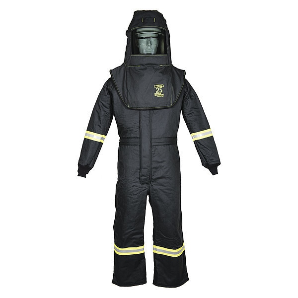 Oberon TCG25 Series Arc Flash Hood & Coverall Suit Set XL - TCG3A-XL