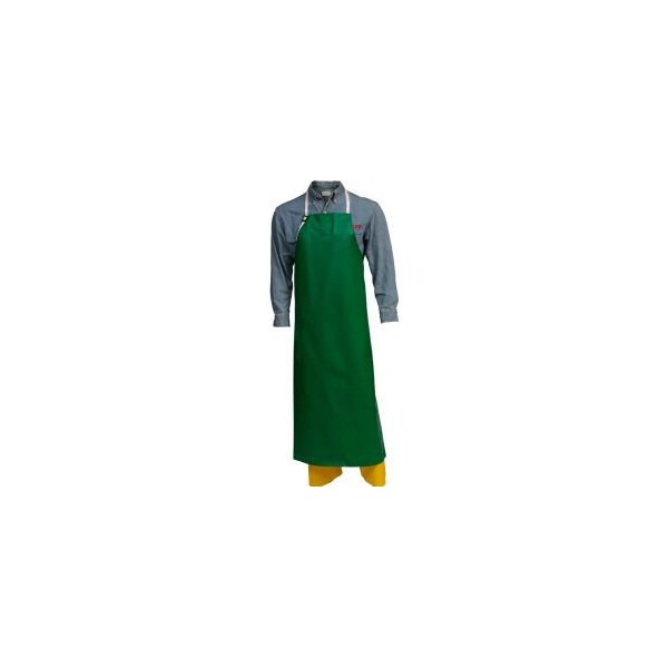 Tingley Tingley A41008 SafetyFlex PVC/Polyester Apron, 38" x 48", Green, Medium - A41008.MD
