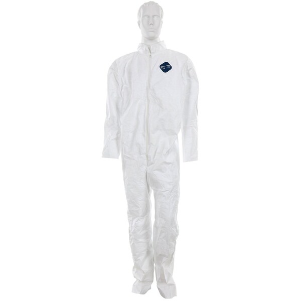Mcr Safety Garments, Tyvek Coverall W/ Collar, XL, 25PK - TY120SXL