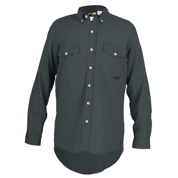 Mcr Safety Men's FR Long Sleeve Shirt, 8.7 cal/sq cm, L, Max Comfort(TM) - S1GL
