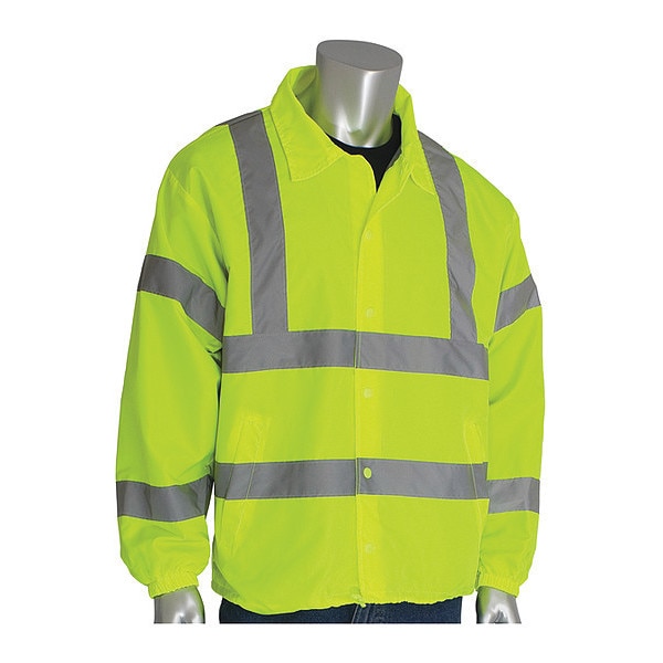 Pip Windbreaker, 100% Polyester, Hi-Viz Lime Yellow, 2XL - 333-WBLY-2X